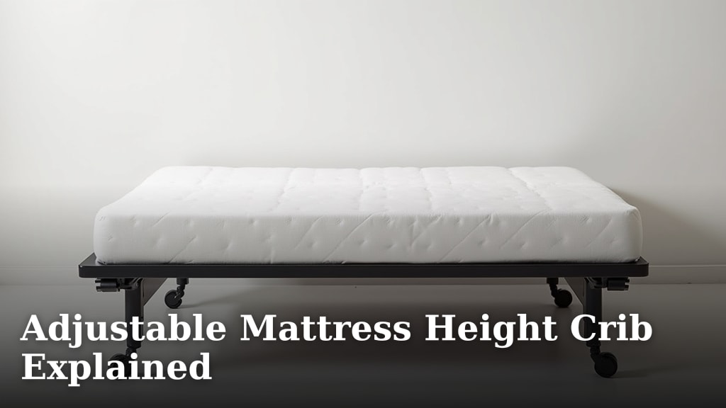 Adjustable Mattress Height Crib Explained