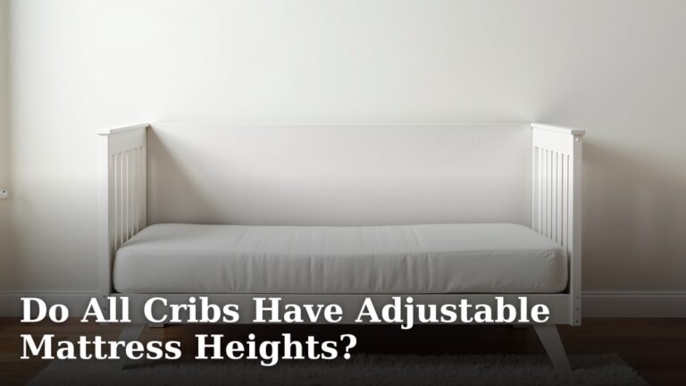 Do All Cribs Have Adjustable Mattress Heights?