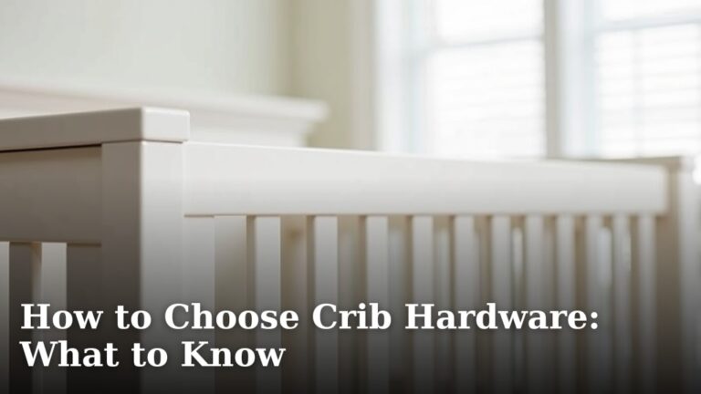 How to Choose Crib Hardware: What to Know