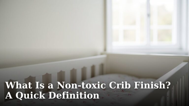 What Is a Non-toxic Crib Finish? A Quick Definition